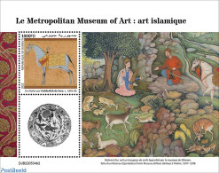 Djibouti 2022 Metropolitan Museum Of Art, Mint NH, Nature - Animals (others & Mixed) - Deer - Horses - Trees & Forests.. - Rotary, Club Leones