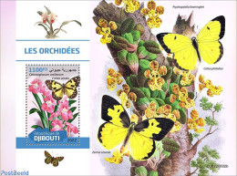 Djibouti 2022 Orchids, Mint NH, Nature - Butterflies - Orchids - Djibouti (1977-...)