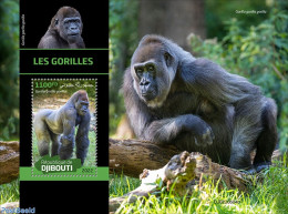 Djibouti 2022 Gorillas, Mint NH, Nature - Monkeys - Dschibuti (1977-...)