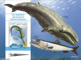Djibouti 2022 Prehistoric Water Animals, Mint NH, Nature - Fish - Prehistoric Animals - Peces