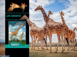 Djibouti 2022 Giraffes, Mint NH, Nature - Giraffe - Djibouti (1977-...)