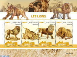 Djibouti 2022 Lions, Mint NH, Nature - Cat Family - Gibuti (1977-...)