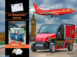 Djibouti 2022 Postal Transport, Mint NH, Transport - Automobiles - Aircraft & Aviation - Auto's