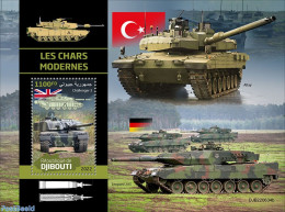 Djibouti 2022 Modern Tanks, Mint NH, History - Transport - Militarism - Militares