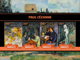 Djibouti 2022 Paul Cezanne, Mint NH, Art - Paintings - Yibuti (1977-...)