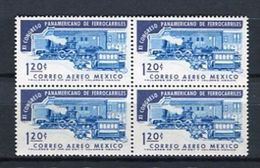 Mexico 1963. Yvert A242 X 4 ** MNH. - México