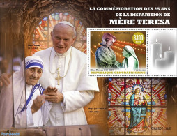 Central Africa 2022 25th Memorial Anniversary Of Mother Teresa, Mint NH, History - Religion - Nobel Prize Winners - Po.. - Nobelprijs