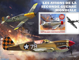 Central Africa 2022 WW2 Planes, Mint NH, History - Transport - World War II - Aircraft & Aviation - WW2 (II Guerra Mundial)