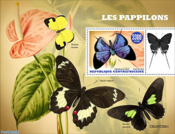 Central Africa 2022 Butterflies, Mint NH, Nature - Butterflies - Flowers & Plants - Centrafricaine (République)