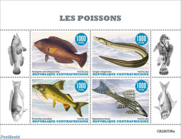 Central Africa 2022 Fishes, Mint NH, Nature - Fish - Poissons