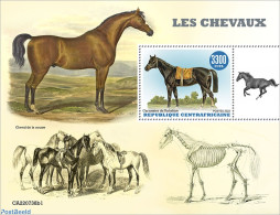 Central Africa 2022 Horses, Mint NH, Nature - Horses - Central African Republic