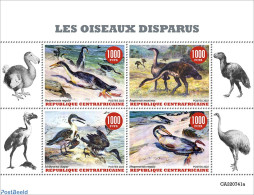 Central Africa 2022 Extinct Birds, Mint NH, Nature - Birds - Prehistoric Animals - Prehistory - Vor- U. Frühgeschichte