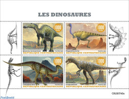 Central Africa 2022 Dinosaurs, Mint NH, Nature - Prehistoric Animals - Prehistory - Prehistorics