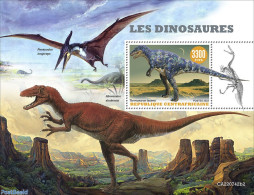 Central Africa 2022 Dinosaurs, Mint NH, Nature - Prehistoric Animals - Prehistory - Vor- U. Frühgeschichte