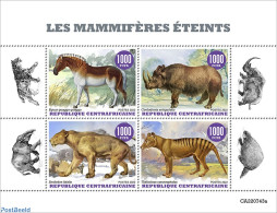 Central Africa 2022 Extinct Mammals, Mint NH, Nature - Prehistoric Animals - Vor- U. Frühgeschichte