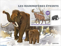 Central Africa 2022 Extinct Mammals, Mint NH, Nature - Animals (others & Mixed) - Prehistoric Animals - Prehistorisch