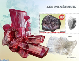 Central Africa 2022 Minerals, Mint NH, History - Geology - Central African Republic