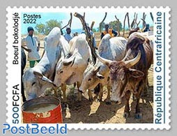 Central Africa 2022 Boeuf Bokolodje, Mint NH, Nature - Animals (others & Mixed) - Zentralafrik. Republik