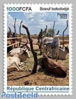 Central Africa 2022 Boeuf Bokolodje, Mint NH, Nature - Animals (others & Mixed) - Zentralafrik. Republik