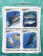 Central Africa 2022 Sharks, Mint NH, Nature - Sharks - Centrafricaine (République)