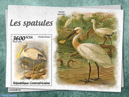 Central Africa 2022 Spoonbills, Mint NH, Nature - Birds - Central African Republic