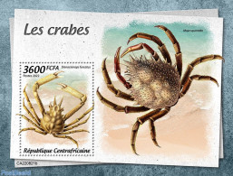 Central Africa 2022 Crabs, Mint NH, Nature - Crabs And Lobsters - República Centroafricana