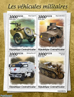 Central Africa 2022 Military Vehicles, Mint NH, History - Transport - Militarism - Automobiles - Militaria