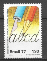 Brasil 1977 Sesquicentenário Da Criação Do Ensino Primário Oficial RHM C1007 - Ungebraucht