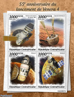 Central Africa 2022 55th Anniversary Of The Launch Of Venera 4, Mint NH, Transport - Space Exploration - Centrafricaine (République)