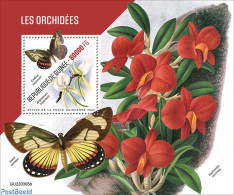 Guinea, Republic 2022 Orchids, Mint NH, Nature - Butterflies - Flowers & Plants - Orchids - Sonstige & Ohne Zuordnung