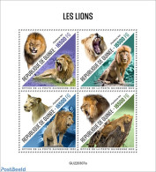 Guinea, Republic 2022 Lions, Mint NH, Nature - Cat Family - Other & Unclassified