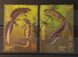 2012 - Belarus - MNH - Joint With Russia - Water Animals - 2 Stamps + 2 Se Tenant Stamps - Belarus