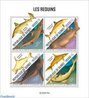 Guinea, Republic 2022 Sharks, Mint NH, Nature - Fish - Sharks - Fische