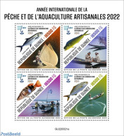 Guinea, Republic 2022 International Year Of Artisanal Fisheries And Aquaculture 2022, Mint NH, Nature - Transport - Fi.. - Poissons