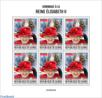 Guinea, Republic 2022 Tribute To Queen Elizabeth II, Mint NH, History - Kings & Queens (Royalty) - Familles Royales