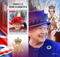 Guinea, Republic 2022 Tribute To Queen Elizabeth II, Mint NH, History - Kings & Queens (Royalty) - Königshäuser, Adel