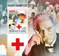 Guinea, Republic 2022 Albert Schweitzer, Mint NH, Health - Red Cross - Croce Rossa