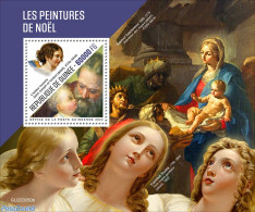 Guinea, Republic 2022 Christmas Paintings, Mint NH, Religion - Christmas - Art - Paintings - Noël