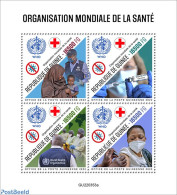 Guinea, Republic 2022 World Health Organisation, Mint NH, Health - Health - Red Cross - Corona/Covid19 - Red Cross