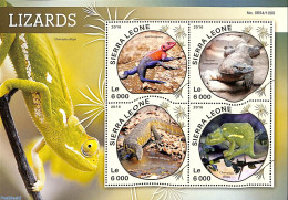 Sierra Leone 2016 Lizards, Mint NH, Nature - Animals (others & Mixed) - Autres & Non Classés