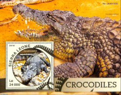 Sierra Leone 2016 Crocodiles, Mint NH, Nature - Crocodiles - Autres & Non Classés