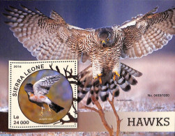 Sierra Leone 2016 Hawks, Mint NH, Nature - Birds Of Prey - Andere & Zonder Classificatie