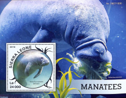 Sierra Leone 2016 Manatees, Mint NH, Nature - Sea Mammals - Other & Unclassified