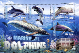 Sierra Leone 2016 Dolphins, Mint NH, Nature - Sea Mammals - Autres & Non Classés