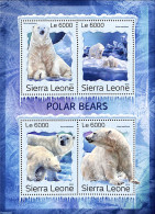 Sierra Leone 2016 Polar Bears, Mint NH, Nature - Bears - Otros & Sin Clasificación