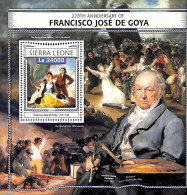 Sierra Leone 2016 270th Anniversary Of Francisco José De Goya, Mint NH, Art - Paintings - Autres & Non Classés