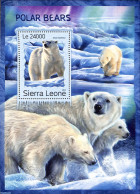 Sierra Leone 2016 Polar Bears, Mint NH, Nature - Bears - Sonstige & Ohne Zuordnung