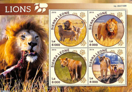 Sierra Leone 2016 Lions, Mint NH, Nature - Cat Family - Sonstige & Ohne Zuordnung