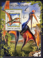 Sierra Leone 2016 Flying Dinosaurs, Mint NH, Nature - Prehistoric Animals - Vor- U. Frühgeschichte