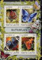 Sierra Leone 2016 Butterflies, Mint NH, Nature - Butterflies - Otros & Sin Clasificación